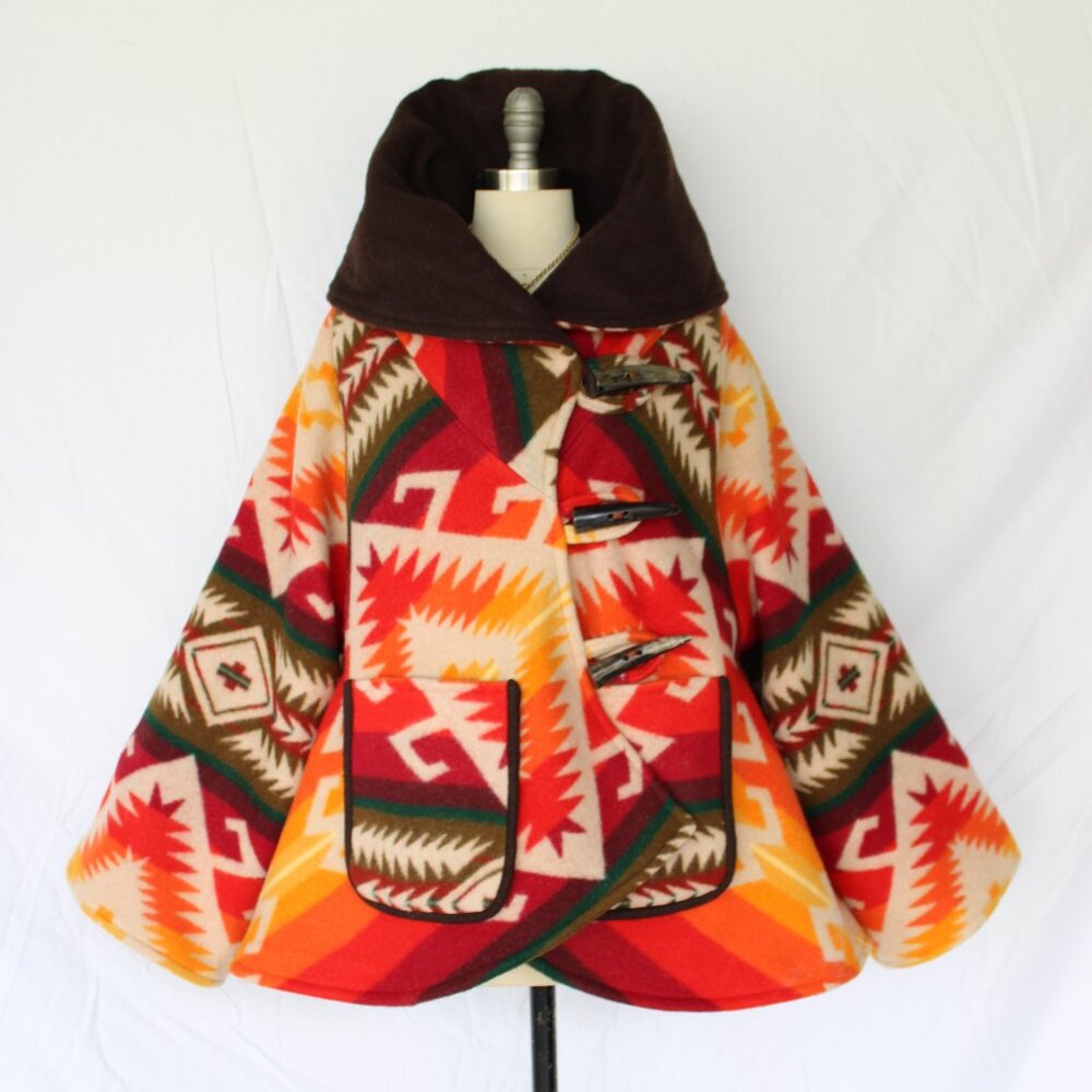 Pendleton vintage Wool blanket Native American Cl… - image 9